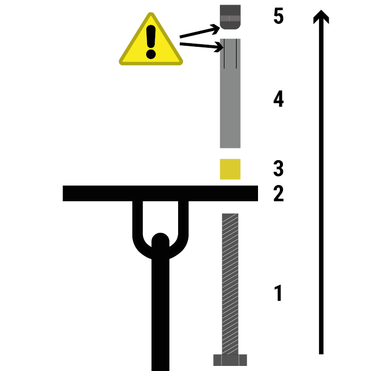 Selbstgebauter Deckenhaken Schritt 2